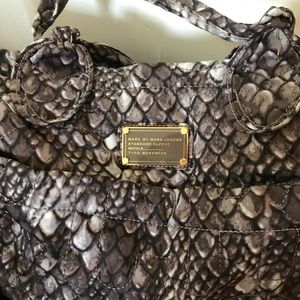 Marc Jacobs Authentic Diaper Bag In tortoise/snake